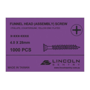 Box of Short Funnel Head Screws